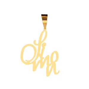 آویز گردنبند طلا 18 عیار زنانه آمانژ مدل D11800 سیمون