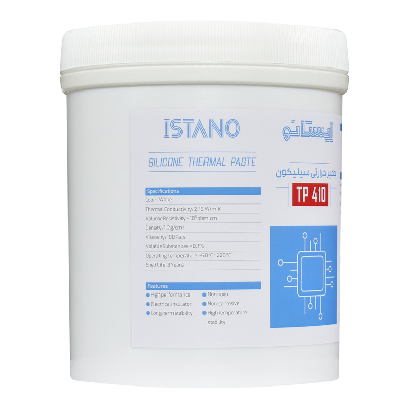 خمیر حرارتی سیلیکون ایستانو مدل TP410 وزن 1000 گرم