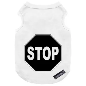 لباس سگ و گربه 27 طرح Stop کد MH772 سایز XL