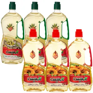 روغن زیتون تصفیه سرخ کردنی و روغن سرخ کردنی پایه کنجد کارمیسن - 920 میلی لیتر مجموعه 6 عددی