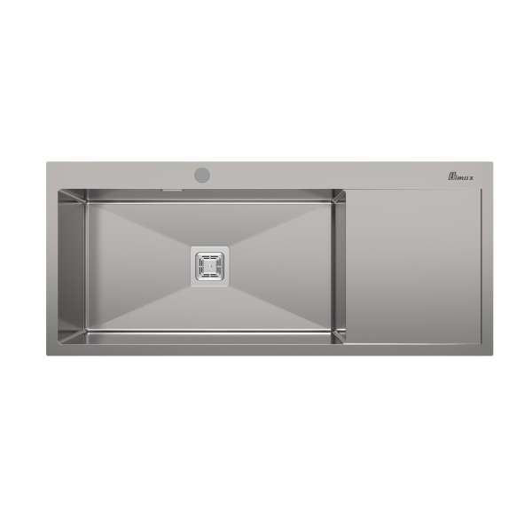 سینک ظرفشویی استیل توکار یک لگنه بیمکث مدل 4102 سینک ظرفشویی استیل توکار یک لگنه بیمکث مدل 4102