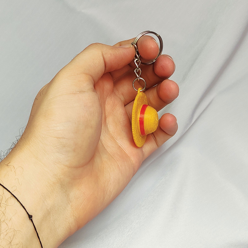 جاکلیدی مدل کلاه لوفی طرح وان پیس جاکلیدی مدل کلاه لوفی طرح وان پیس