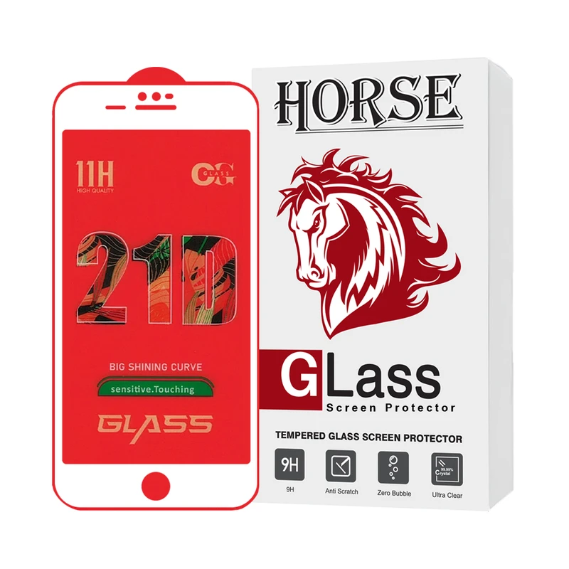 محافظ صفحه نمایش هورس مدل FULLHO مناسب برای گوشی موبایل اپل iPhone 8 / iPhone 7 / iPhone SE 2020 / iPhone SE 2022