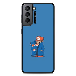 AKAM AMC-WSGS21-SUPER MARIO8 Cover For Samsung Galaxy S21