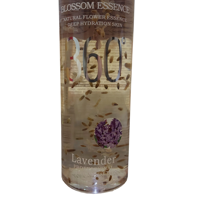 تونر پاک کننده آرایش صورت 360 مدل LAVENDER حجم 500 میلی لیتر
