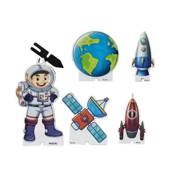 تاپر مدل فضانورد کد AstronautCandleTopper1 مجموعه 5 عددی