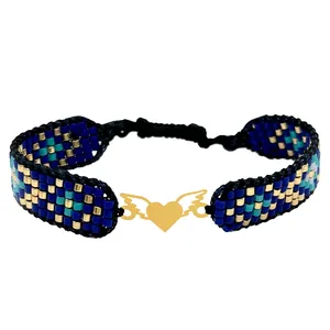 دستبند طلا 18 عیار زنانه با بند میوکی گالری دیانا مدل 04024