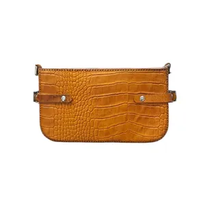 کیف دوشی زنانه مدل چرم طبیعی دست دوز