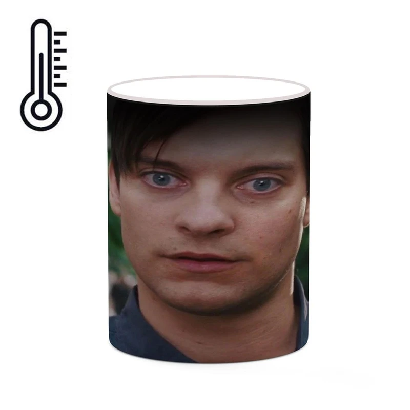 ماگ حرارتی کاکتی طرح Tobey Maguire مدل mgh27289