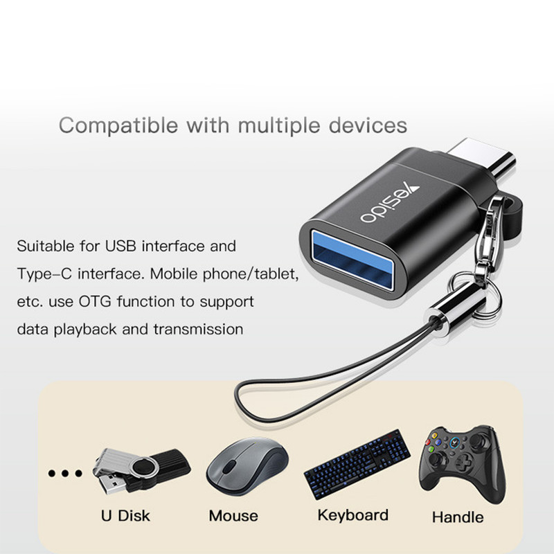 مبدل USB به USB-C یسیدو مدل GS06