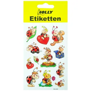 استیکر دیواری کودک مدل کفش دوزک کد 495