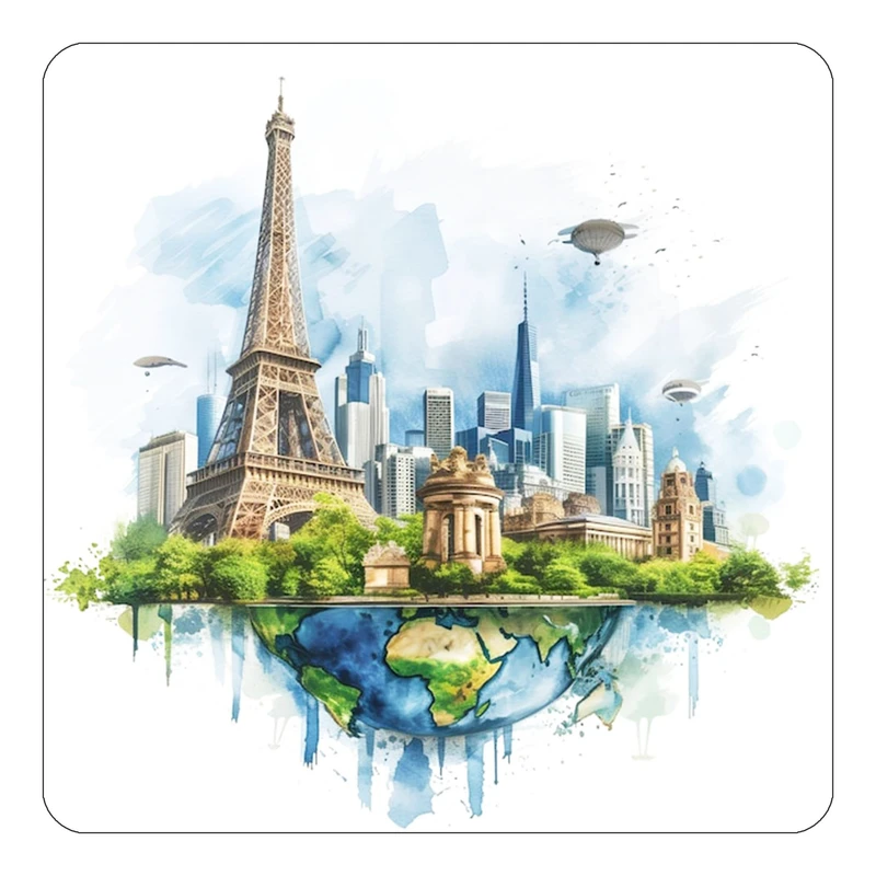 مگنت کاکتی طرح پاریس Paris مدل mp57448