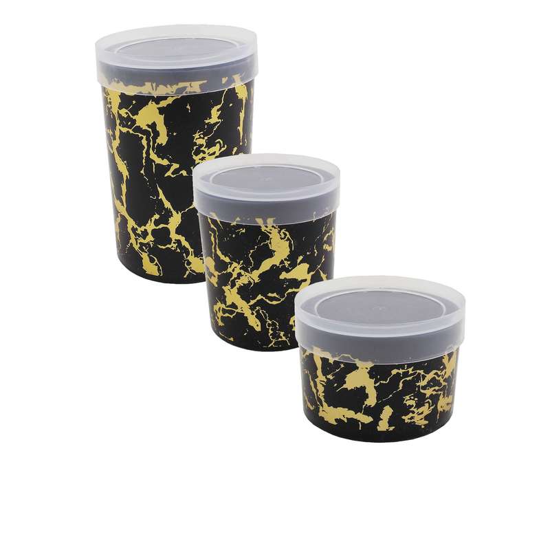 بانکه طرح گرد مدل ماربل کد 1014 بسته 3 عددی