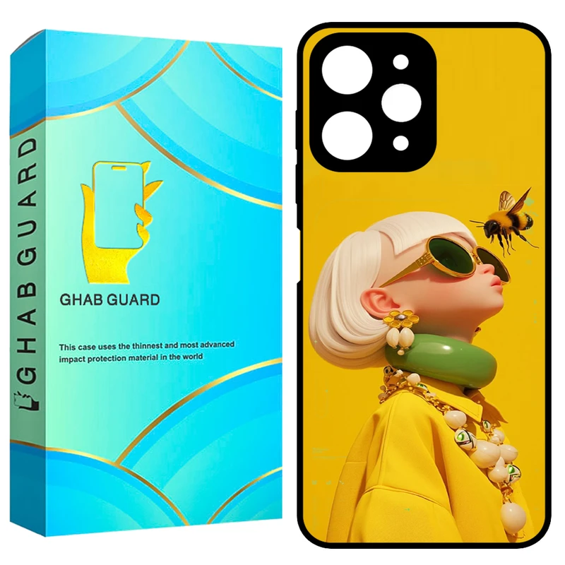 کاور قاب گارد طرح دختر مدل GCHPR12 مناسب برای گوشی موبایل شیائومی Redmi 12 4G / Redmi 12 5G / Poco M6 Pro 5G
