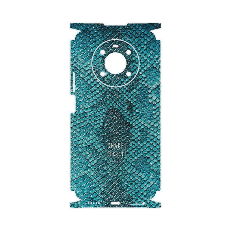 برچسب پوششی ماهوت مدل Blue Snake Skin-FullSkin مناسب برای گوشی موبایل آنر X9 4G