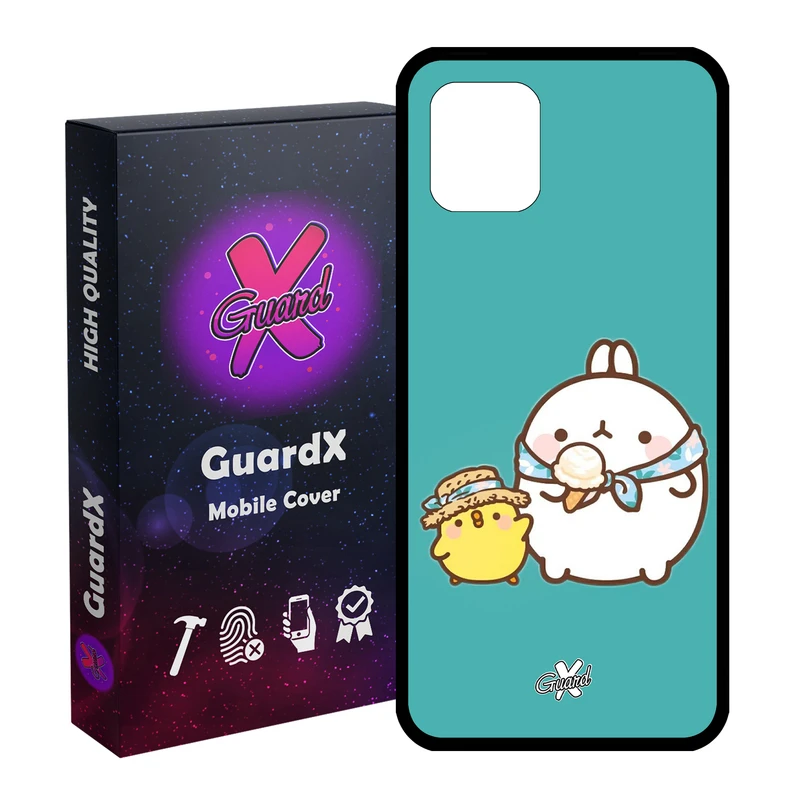 کاور گارد ایکس طرح مولانگ مدل Glass10312 مناسب برای گوشی موبایل سامسونگ Galaxy Note 10 Lite