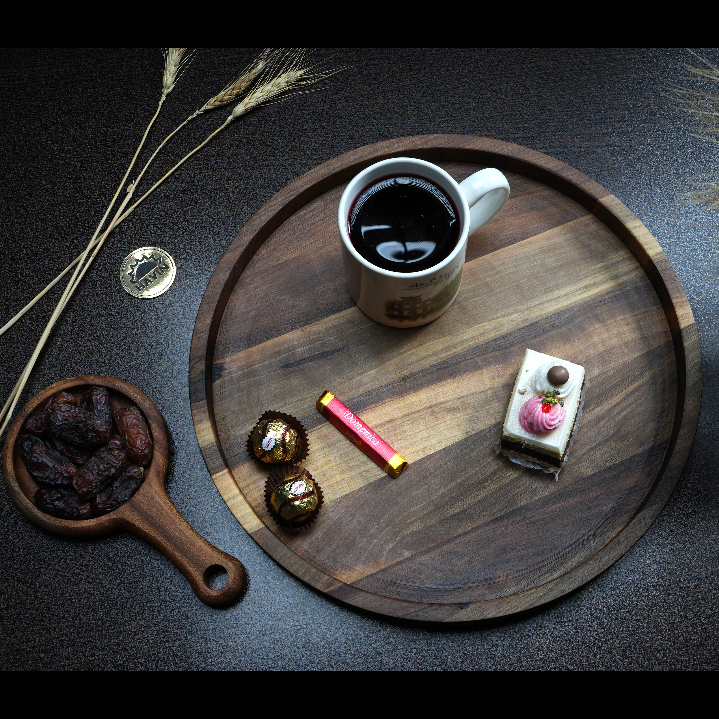 سینی چوبی هاوین مدل Rustic2