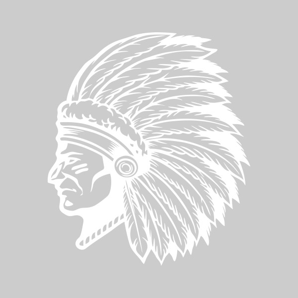 برچسب بدنه خودرو آداک طرح سرخ پوست3 کد Redskins03