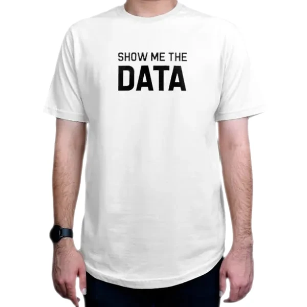 تی شرت آستین کوتاه مردانه مدل برنامه نویسی طرح 2-Show Me The Data