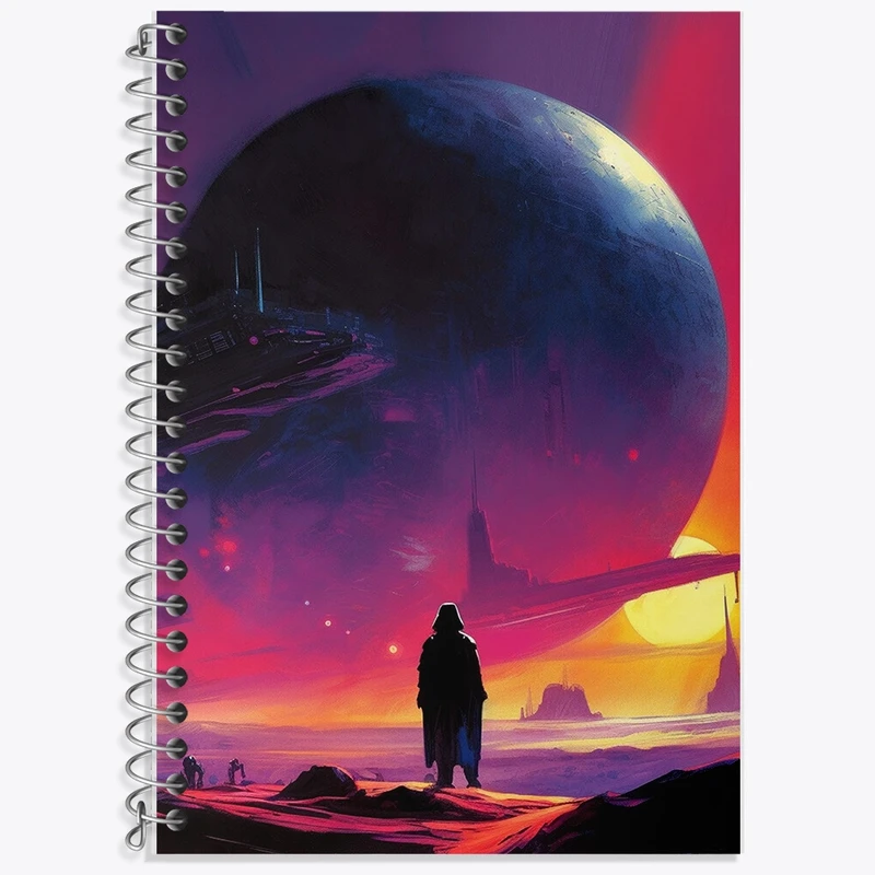 دفتر لغت 50 برگ خندالو طرح جنگ ستارگان (Star Wars) کد F504