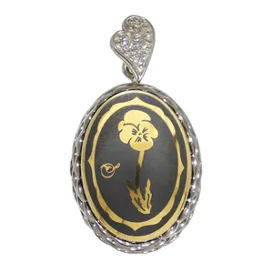 آویز گردنبند نقره زنانه مدل حدید تیر ماه کد 77961