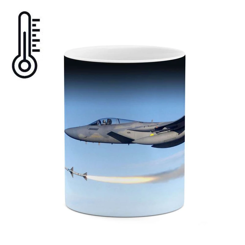 ماگ حرارتی کاکتی مدل هواپیمای جنگنده کد mgh10611