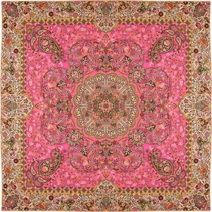 رومیزی ترمه نگین خاتم یزد طرح افشاری کد 13