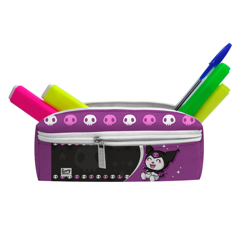 جامدادی مستر راد مدل سه زیپ طرح کرومی کد 2770