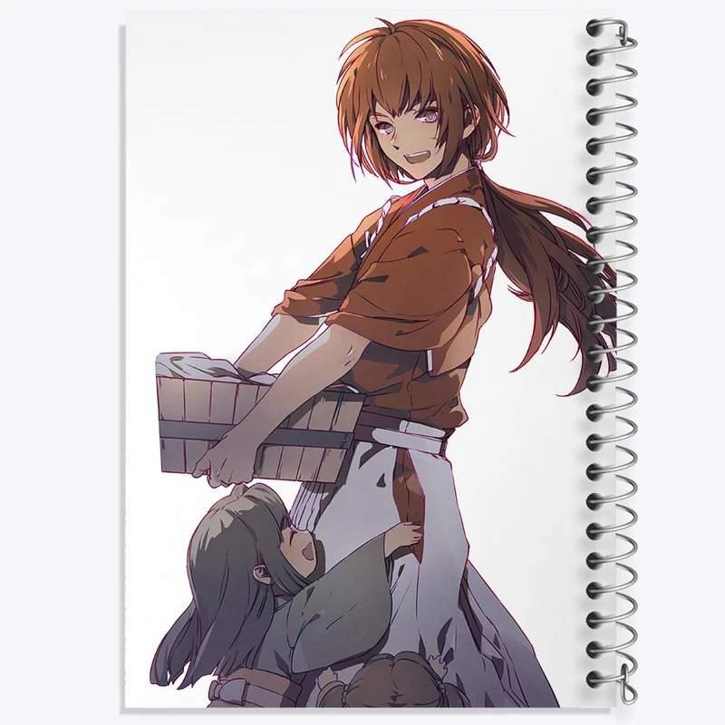 دفتر ژورنال نویسی 50 برگ خندالو مدل نقطه ای طرح انیمه رورونی کنشین کد 34900