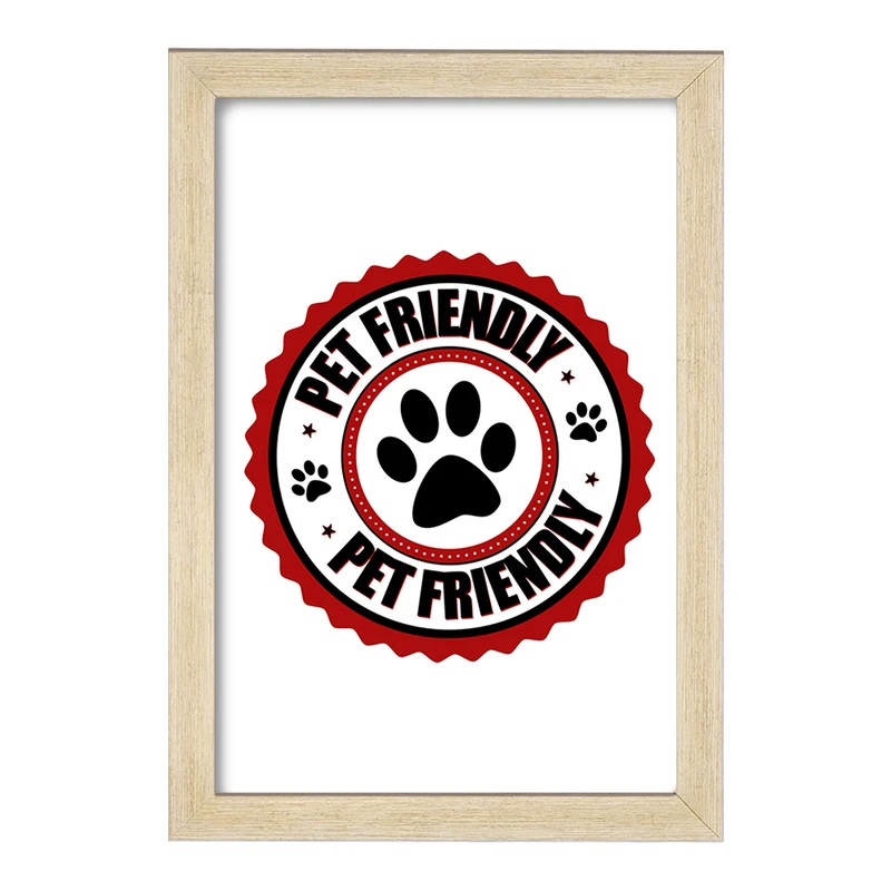 تابلو خندالو مدل حمایت از حیوانات کد 27365