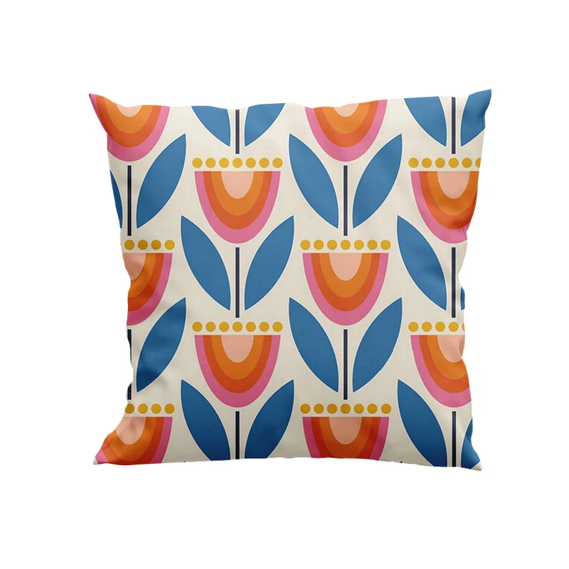 کوسن پاد آفرین مدل گل های فانتزی کد DKK609