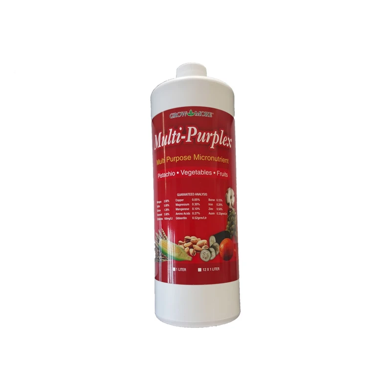 کود ریز مغذی گرو مور مدل مولتی پورپلکس حجم 1 لیتر