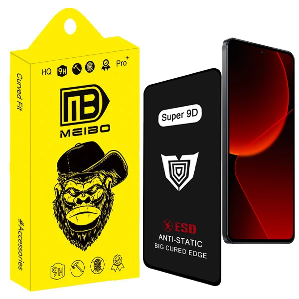محافظ صفحه نمایش میبو مدل Super 9D Glavers مناسب برای گوشی موبایل  شیائومی Mi 13T / Redmi note 14 5G / k50 pro