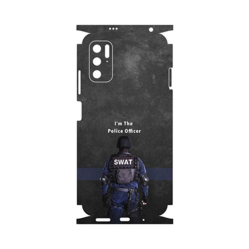 برچسب پوششی ماهوت مدل Police Officer-FullSkin مناسب برای گوشی موبایل شیائومی Redmi Note 11SE