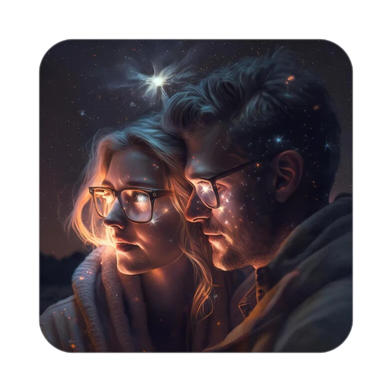 زیر لیوانی کاکتی مدل عاشقانه کد mp10628