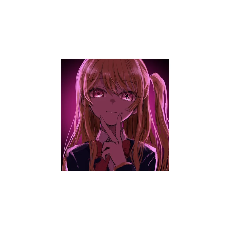 استیکر لپ تاپ و موبایل مدل انیمه طرح اوشی نو کو روبی هوشینو oshi no ko Ruby Hoshino کد 1203