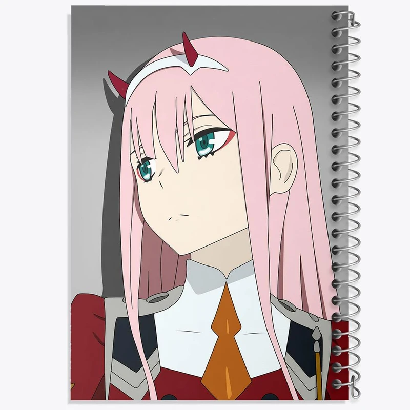 دفتر نت موسیقی 50 برگ خندالو مدل زیروتو انیمه دارلینگ در فرنکس کد 12008