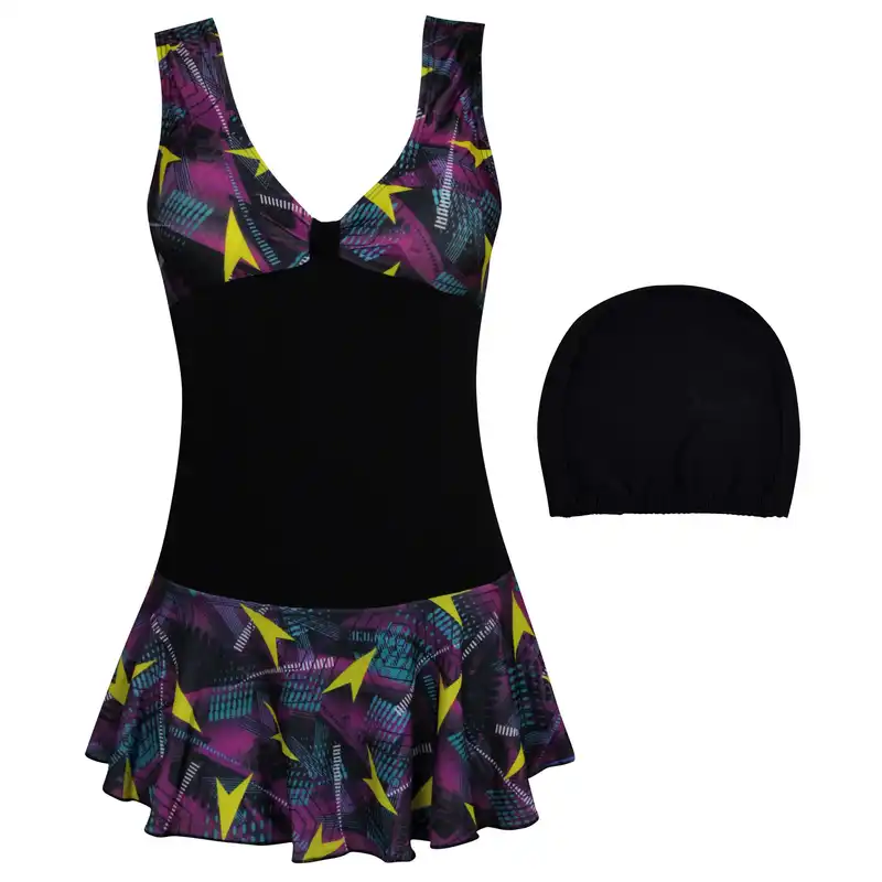 مایو زنانه مدل دامنی پد دار کد 4394-4