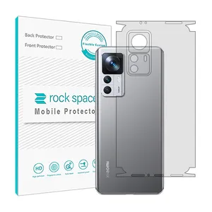 Transparent Rockspace HyGEL phone back protector suitable for Xiaomi 12T mobile phone