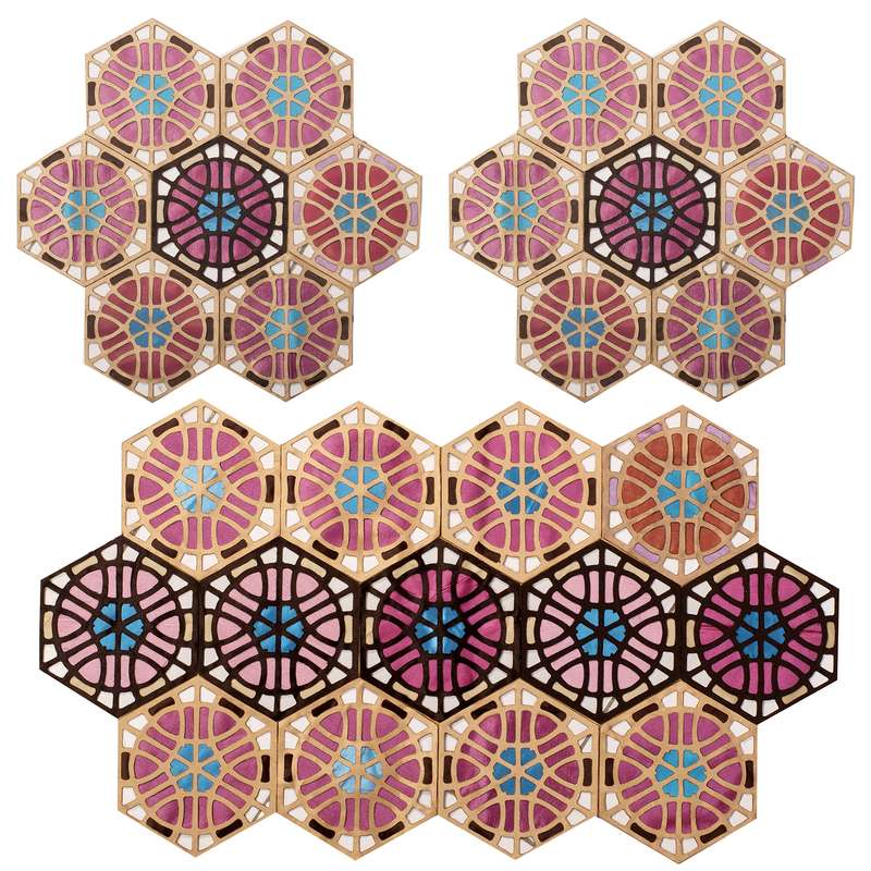 رومیزی ست 3 تکه کد M0355