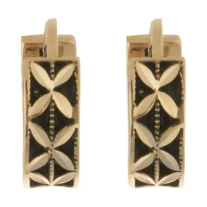 گوشواره طلا 18 عیار زنانه مدیسا مدل E2008