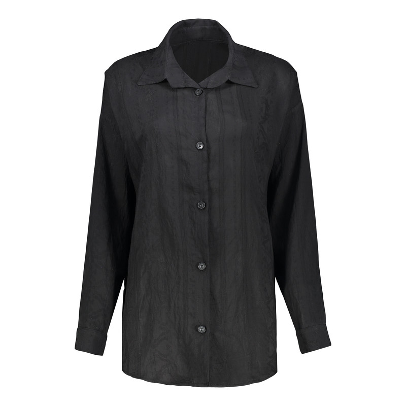 شومیز آستین بلند یقه برگردان زنانه الین
 مدل 10-30