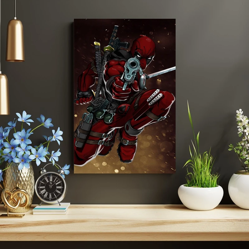 تابلو شاسی مدل deadpool-art