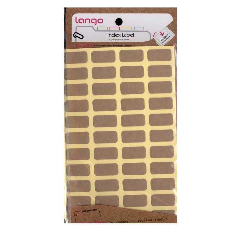 برچسب لانگو مدل K20*10 بسته 4 عددی