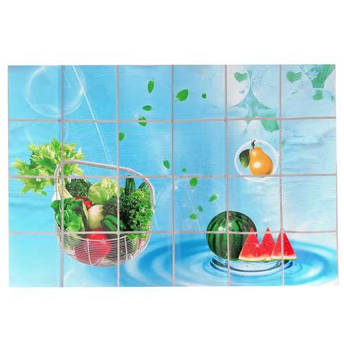 استیکر اجاق گاز طرح سبد میوه کد wat2