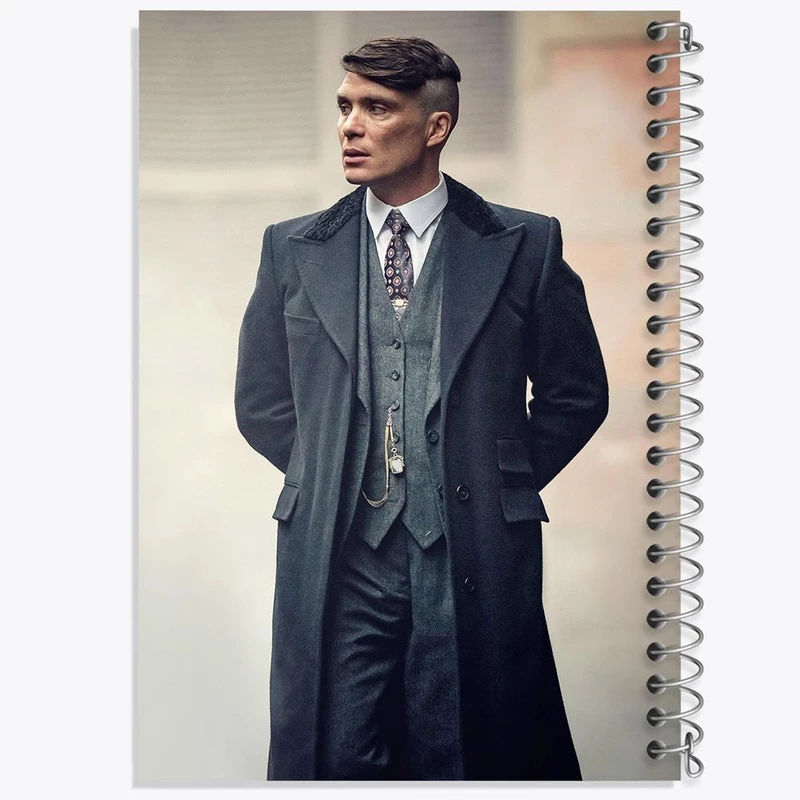 دفتر ژورنال نویسی 50 برگ خندالو مدل نقطه ای طرح سریال پیکی بلایندرز Peaky Blinders کد 3205