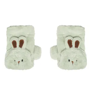 دستکش زنانه مدل پولیشی طرح خرگوش کد 915002812