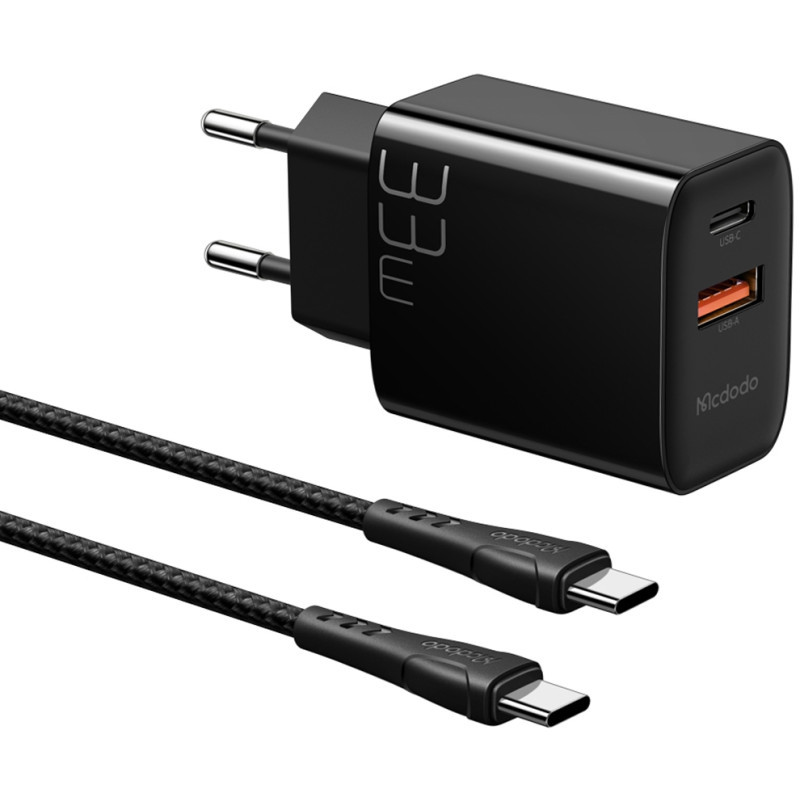 شارژر دیواری مکدودو مدل CH-0922 به همراه کابل تبدیل USB-C