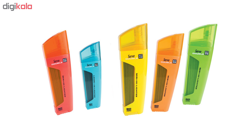 نوک مداد نوکی سرو مدل DOUBLE قطر 0.7 میلیمتر نوک مداد نوکی سرو مدل DOUBLE قطر 0.7 میلیمتر