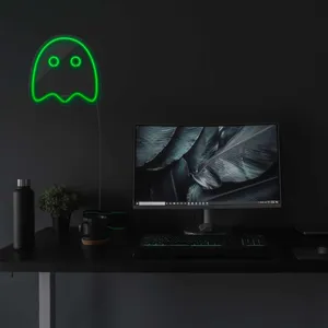 چراغ دیواری نئون دیزاین طرح Packman-2_GR